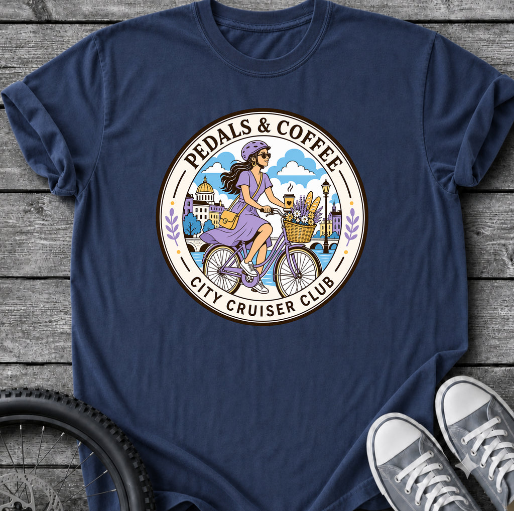 Pedals And Coffee T-Shirt