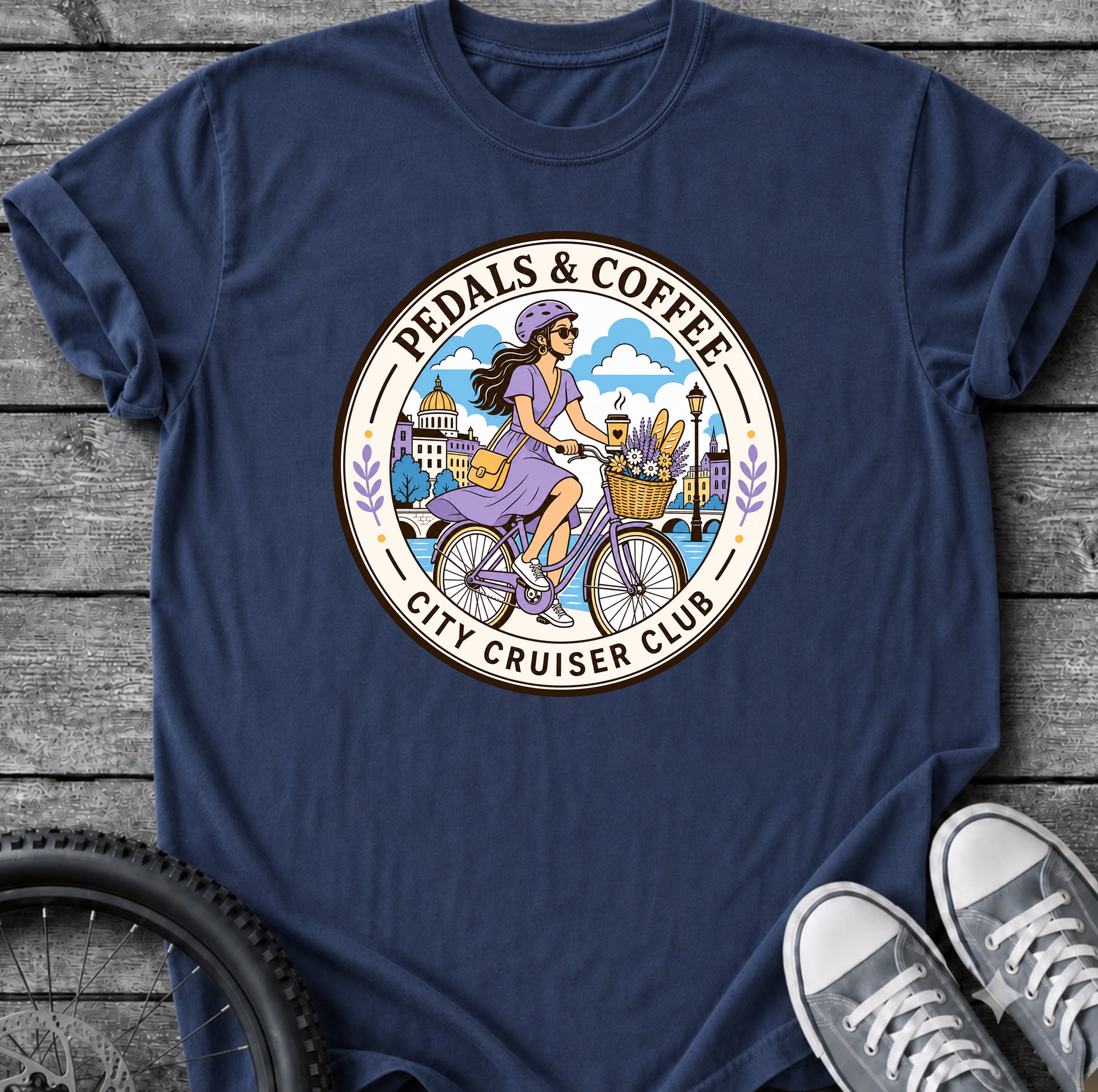 Pedals And Coffee T-Shirt