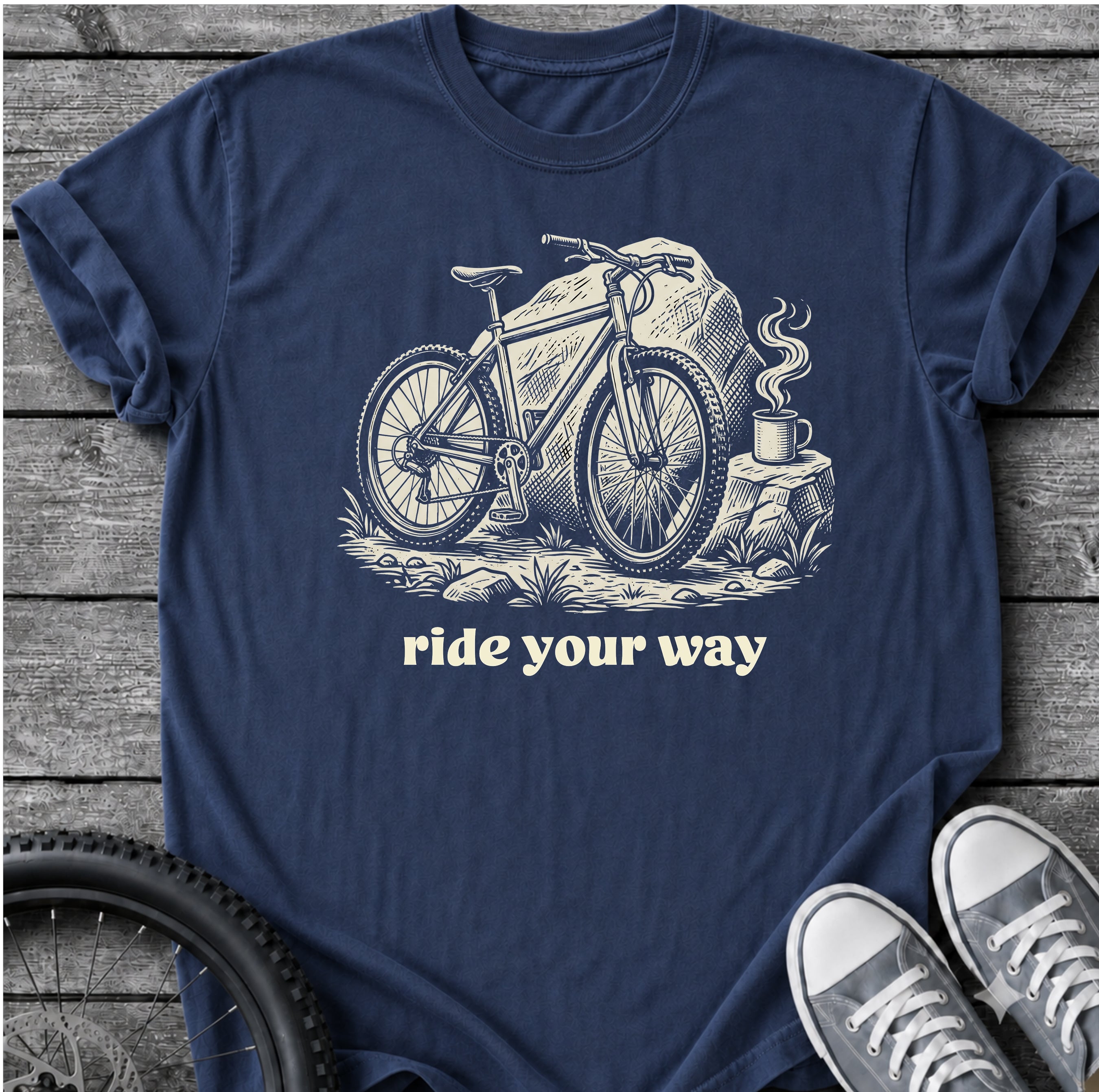 Ride Your Way - Natural T-Shirt