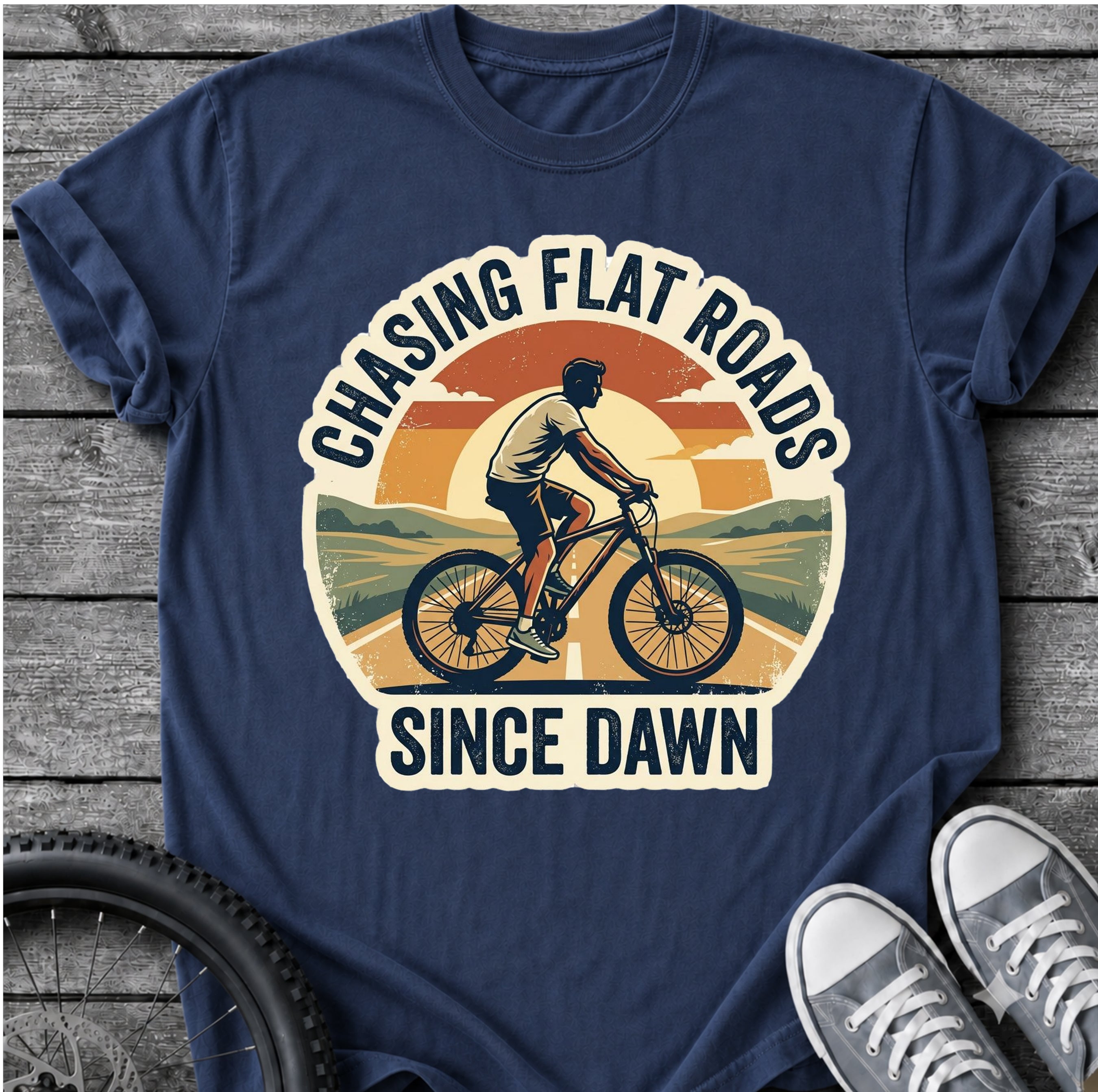 Chasing Flat Roads  T-Shirt