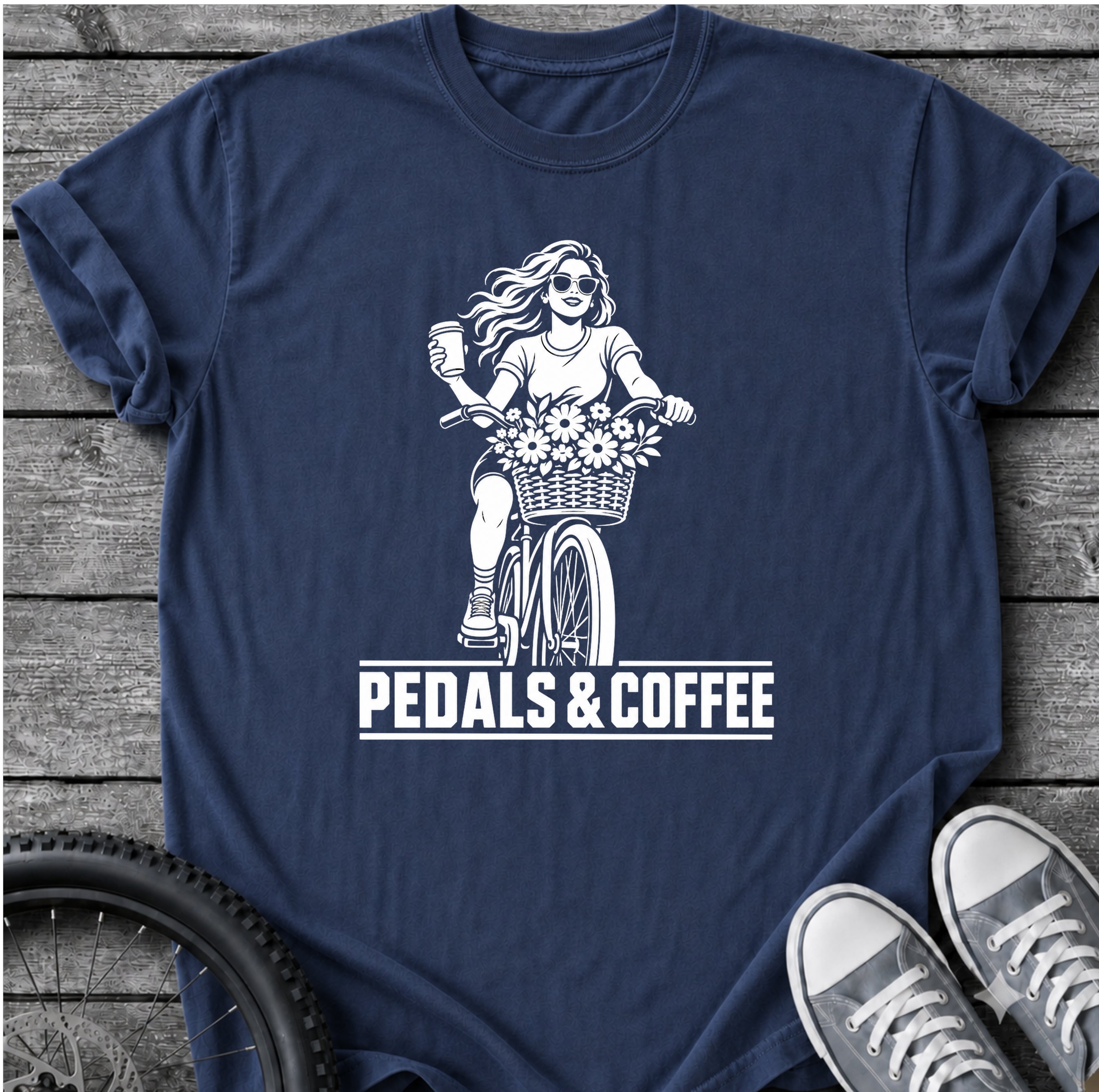 Pedals and Coffee T-Shirt