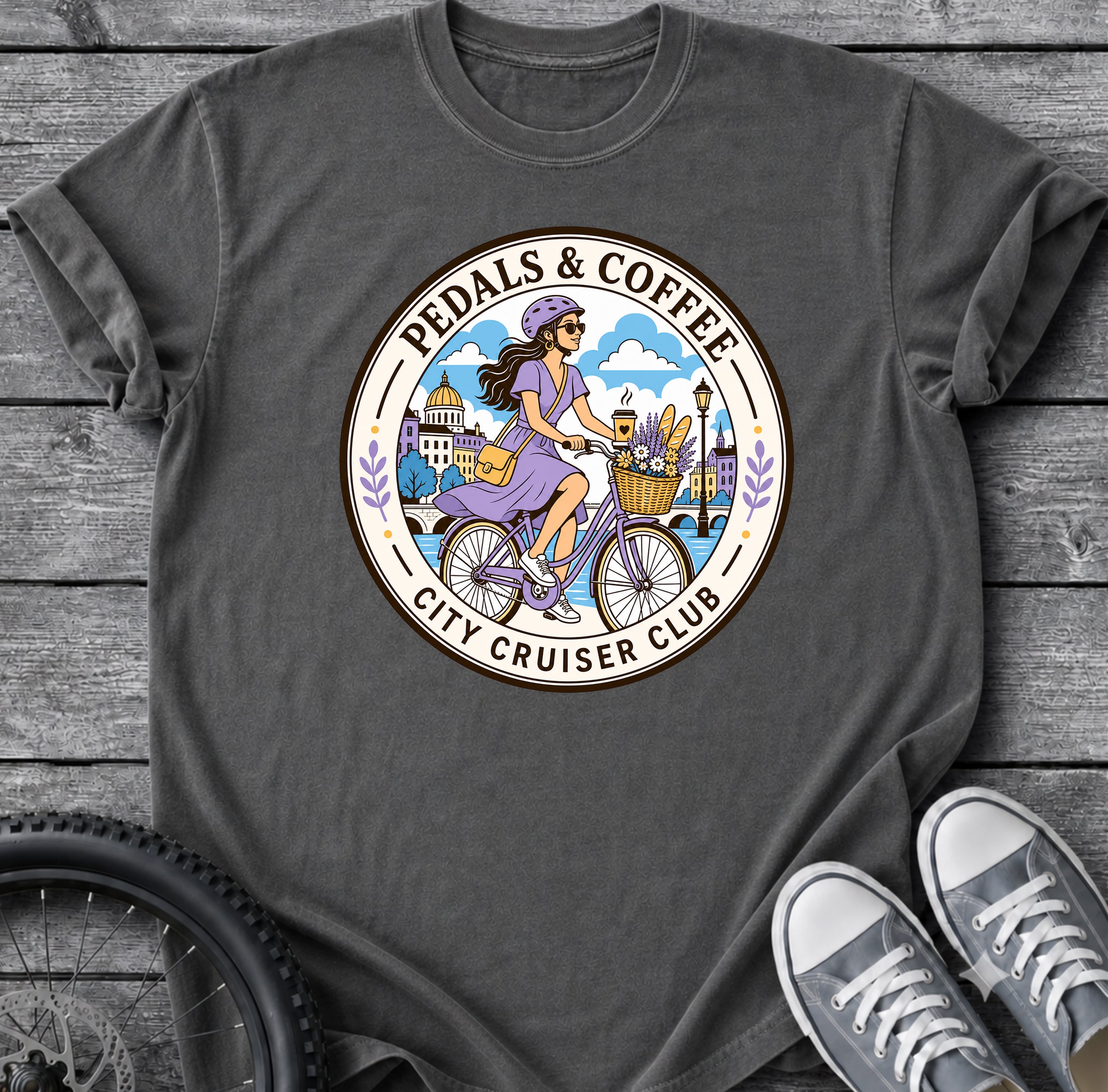 Pedals And Coffee T-Shirt