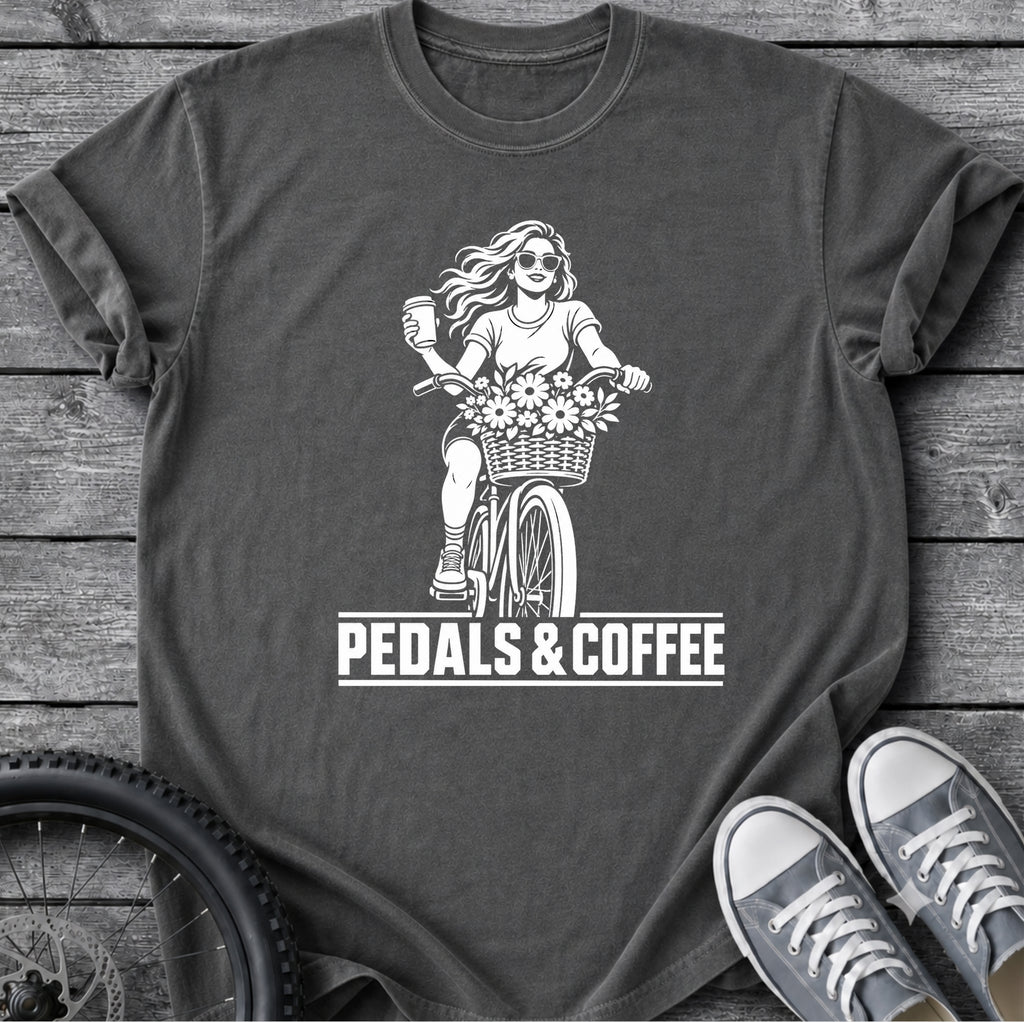Pedals and Coffee T-Shirt