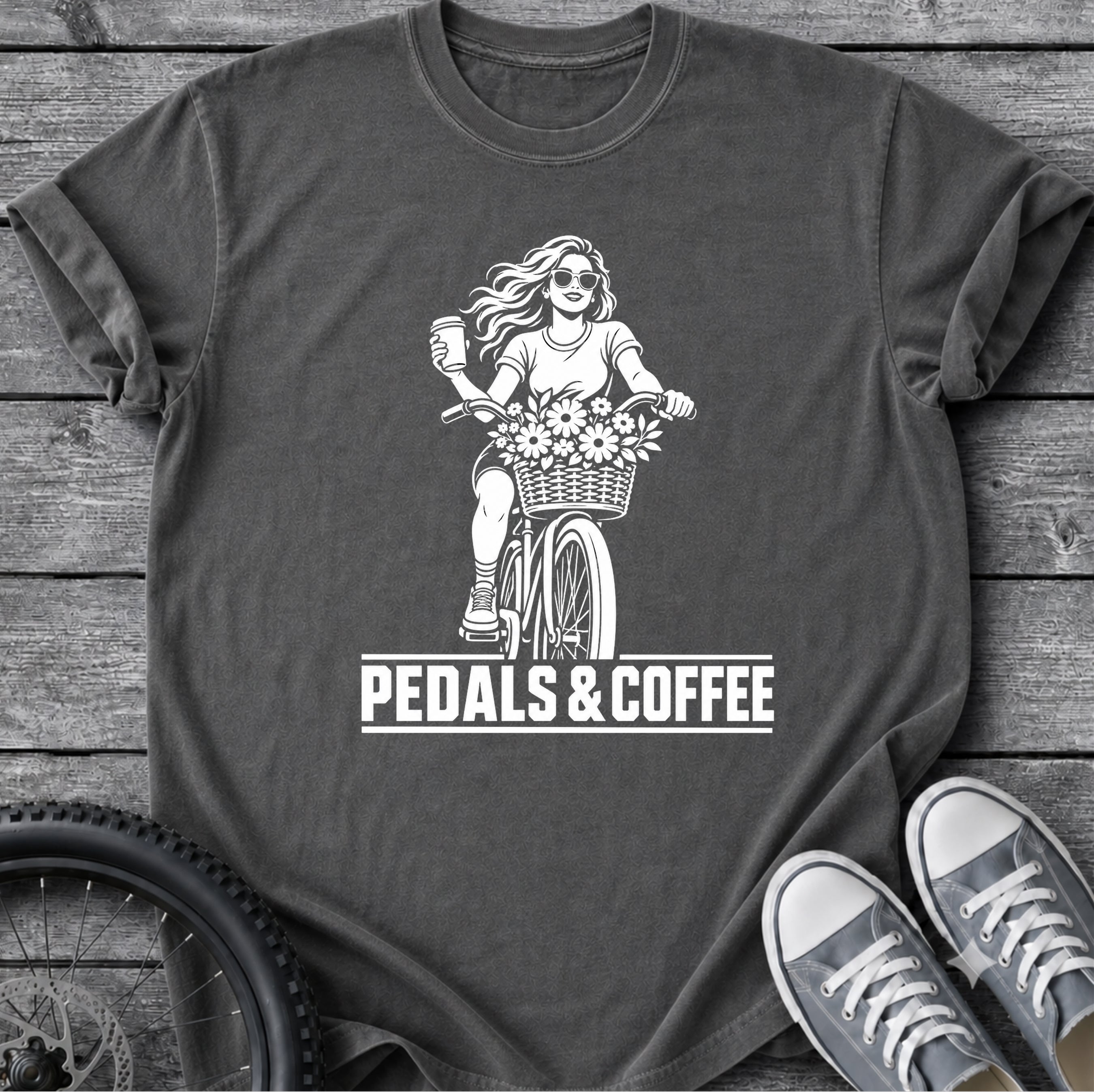 Pedals and Coffee T-Shirt