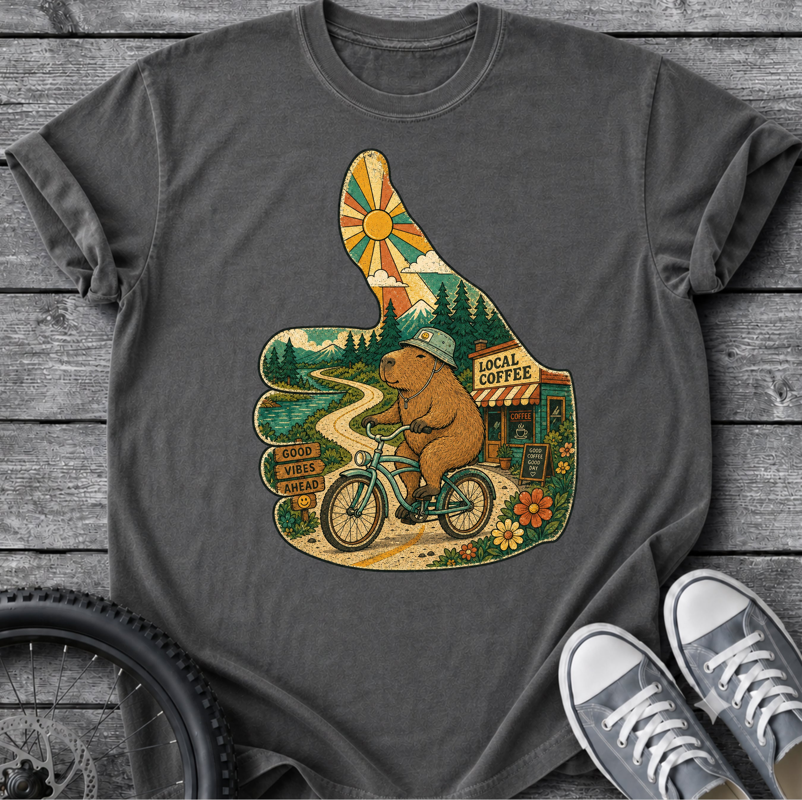 Thumbs Up Capy T-Shirt