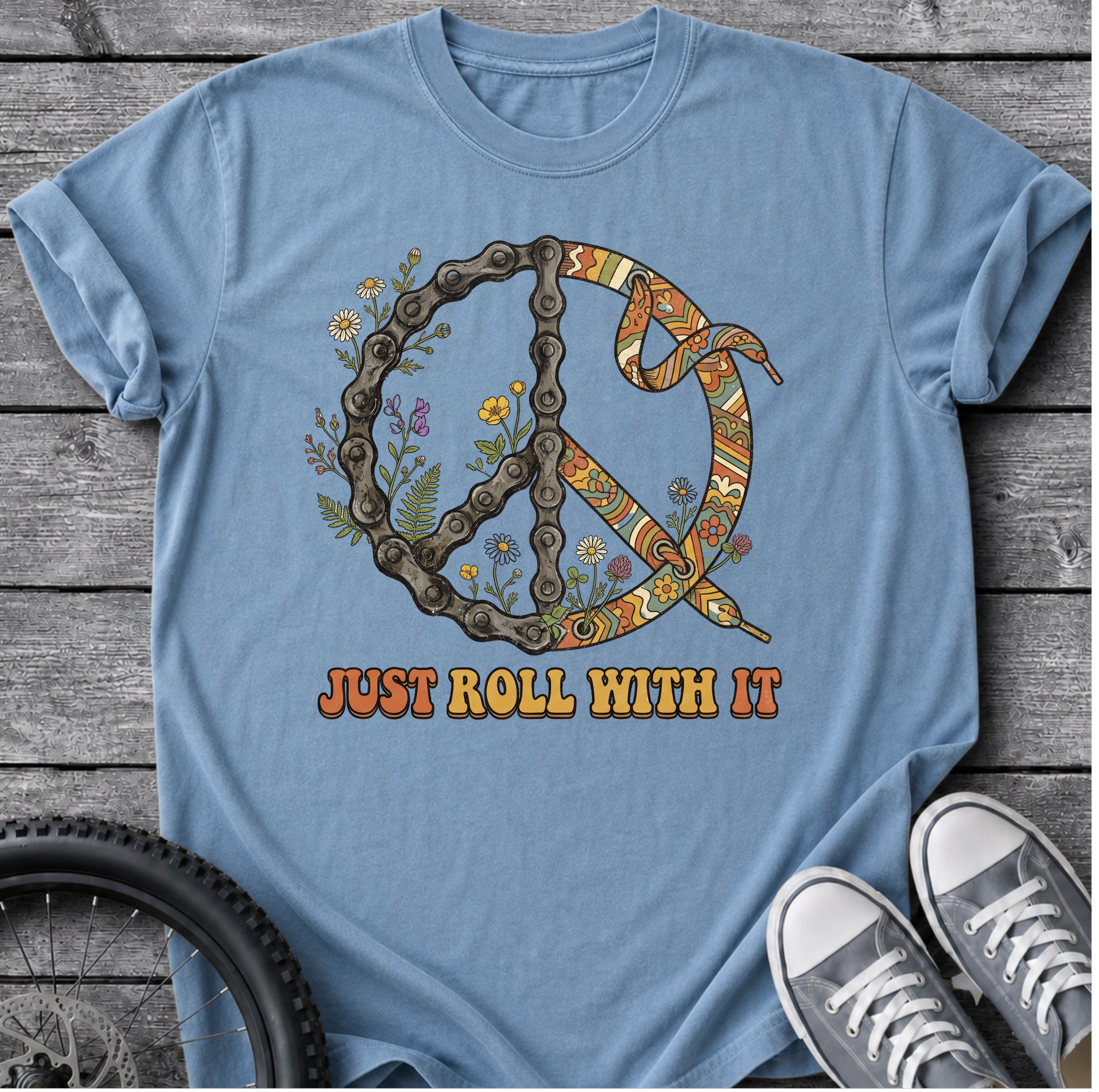 Just Role With It Peace T-Shirt