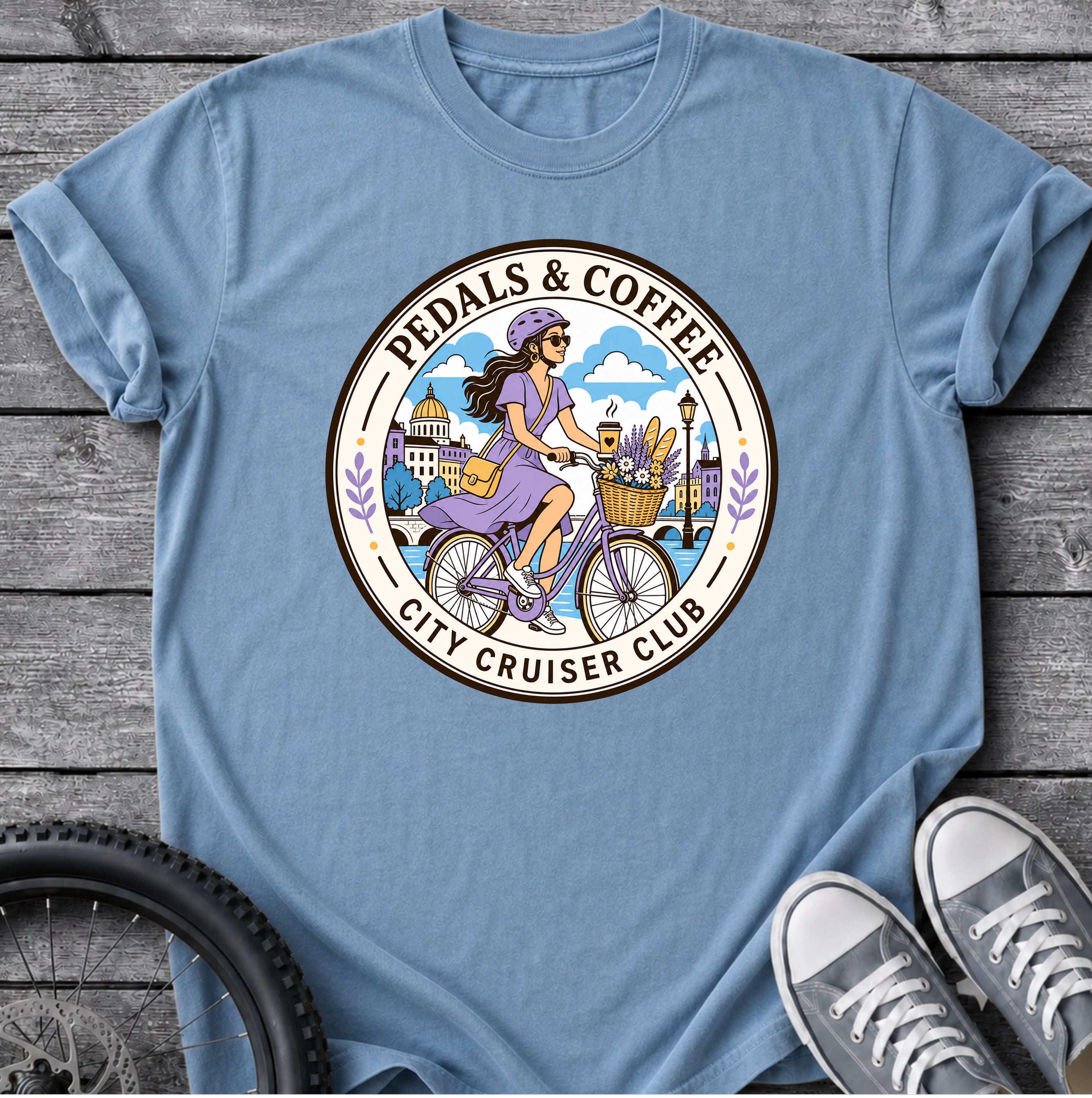 Pedals And Coffee T-Shirt