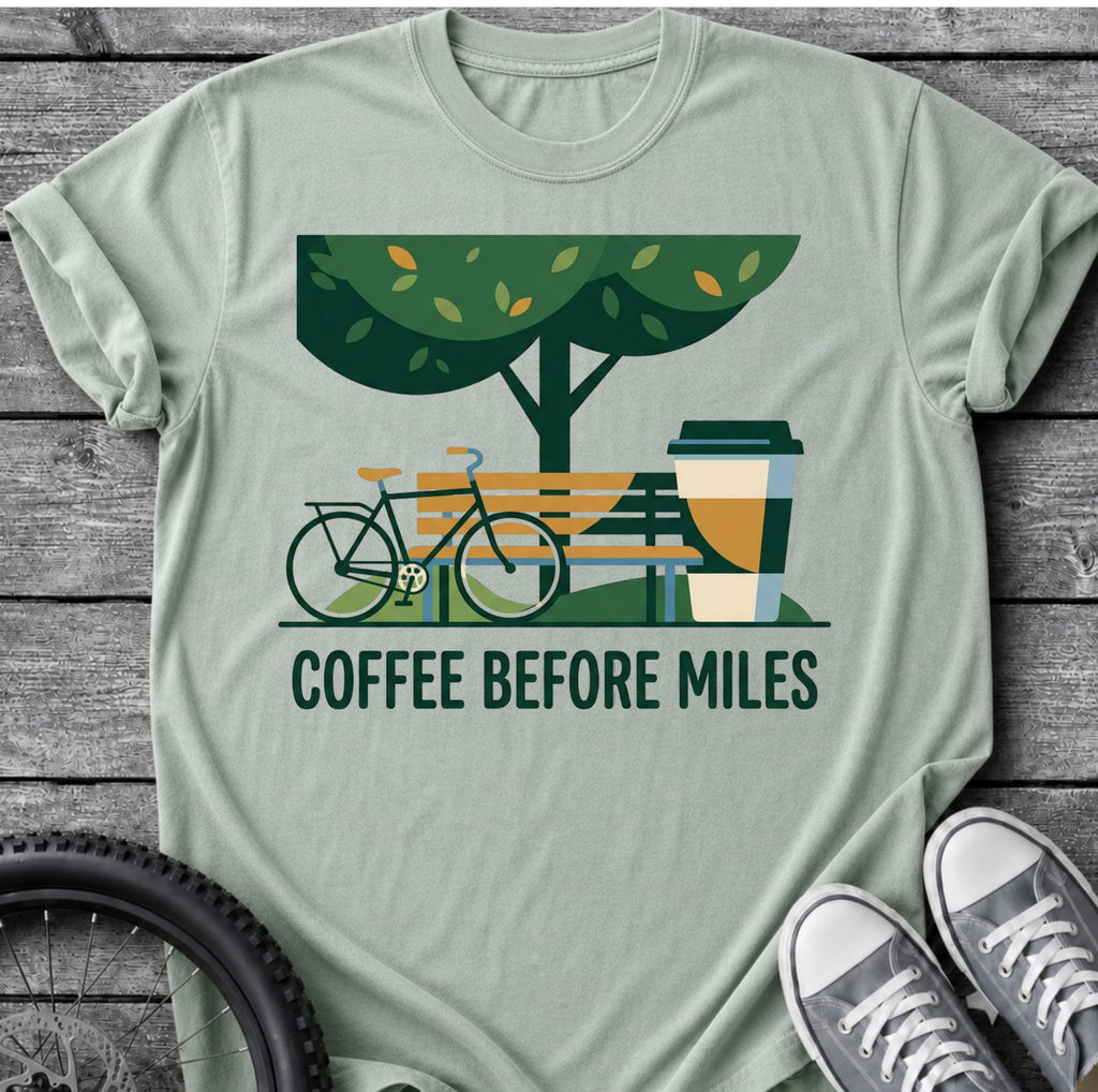 Coffee Before Miles T-Shirt