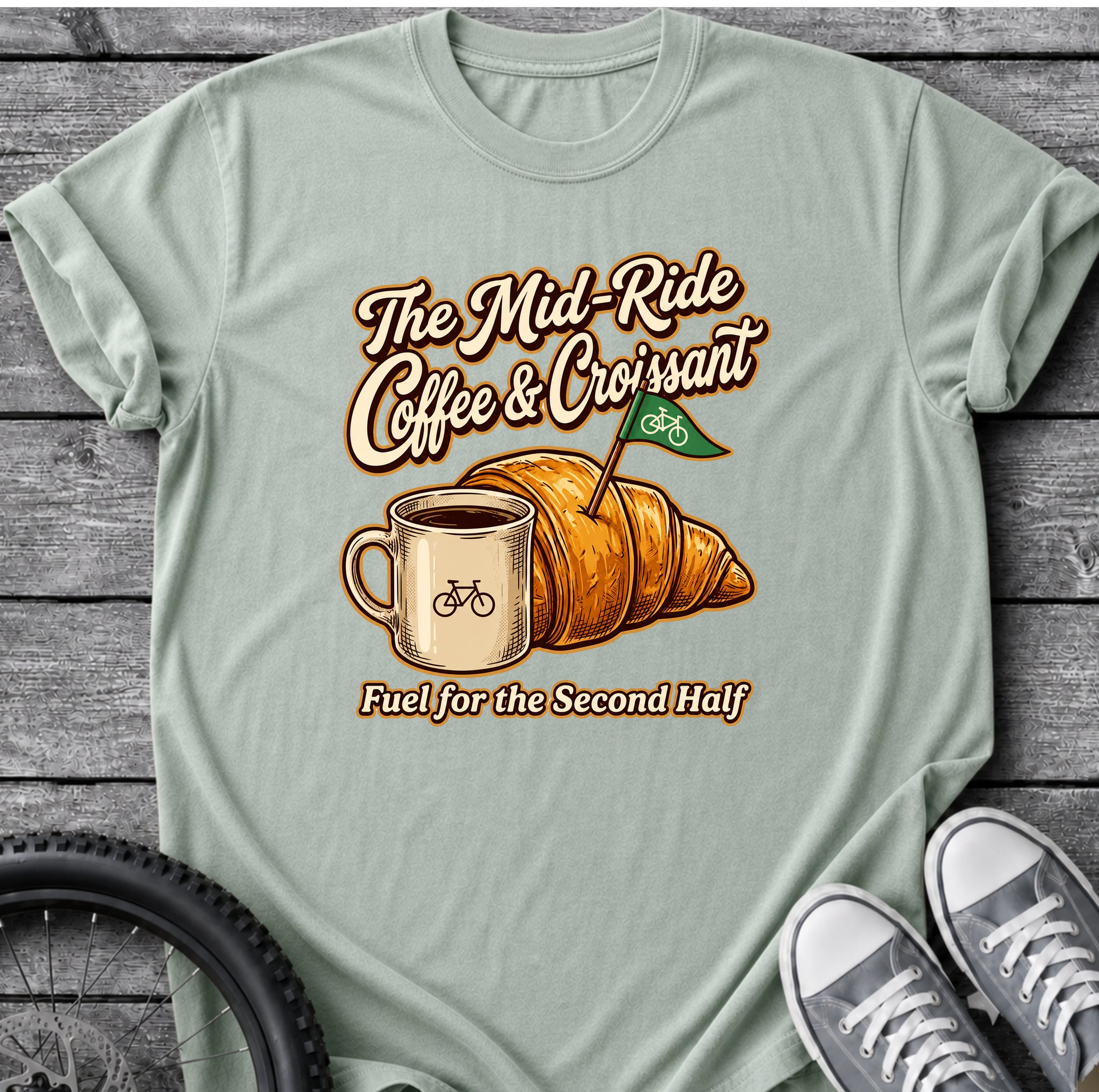 Coffee And Croissant T-Shirt