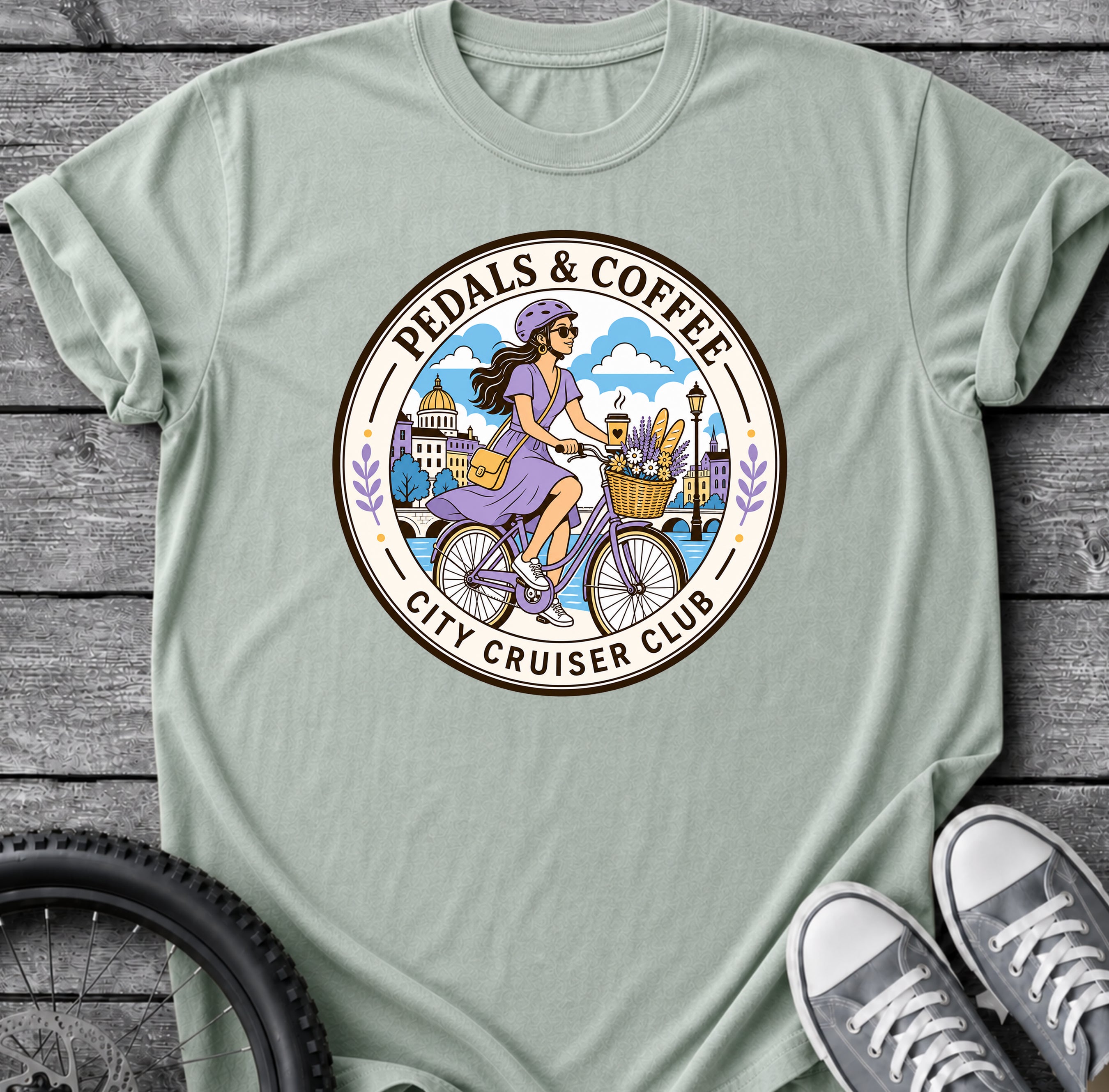 Pedals And Coffee T-Shirt