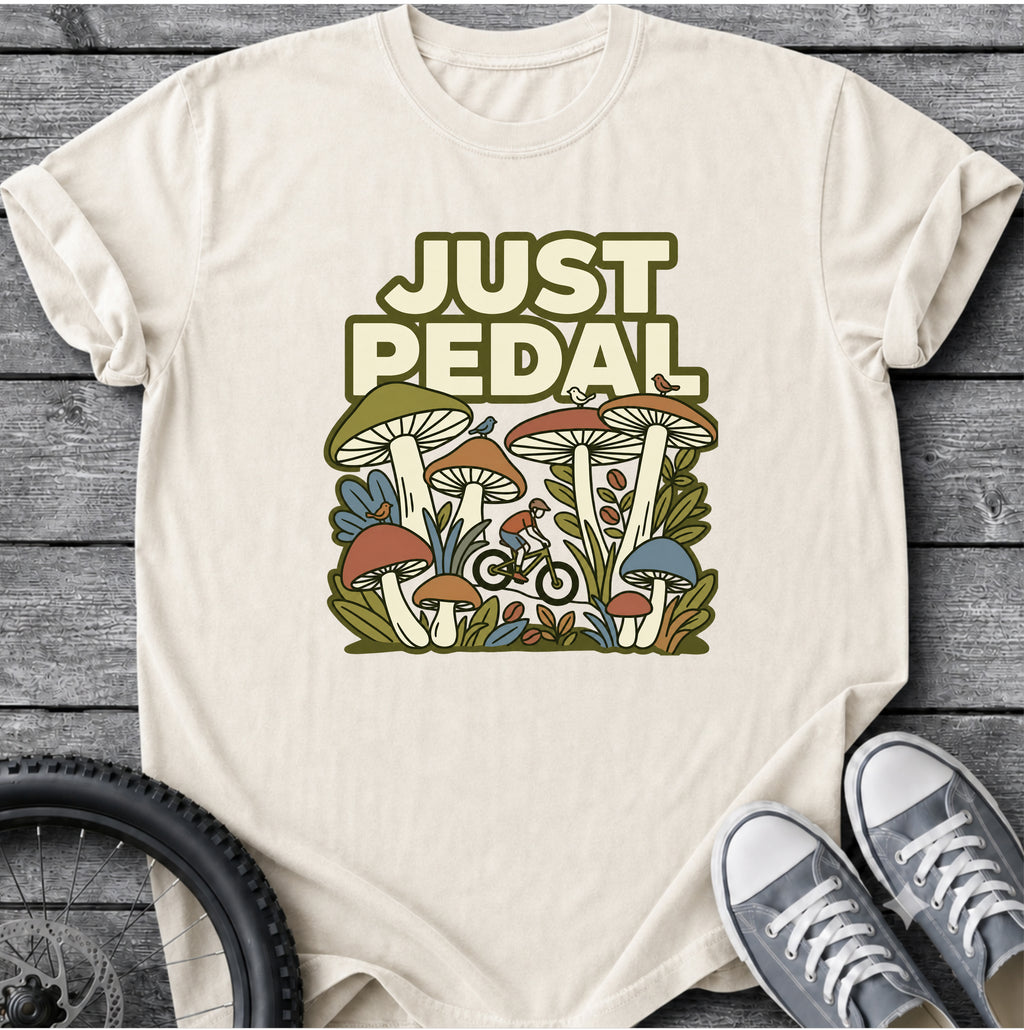 Just Pedal - Mushroom T-Shirt