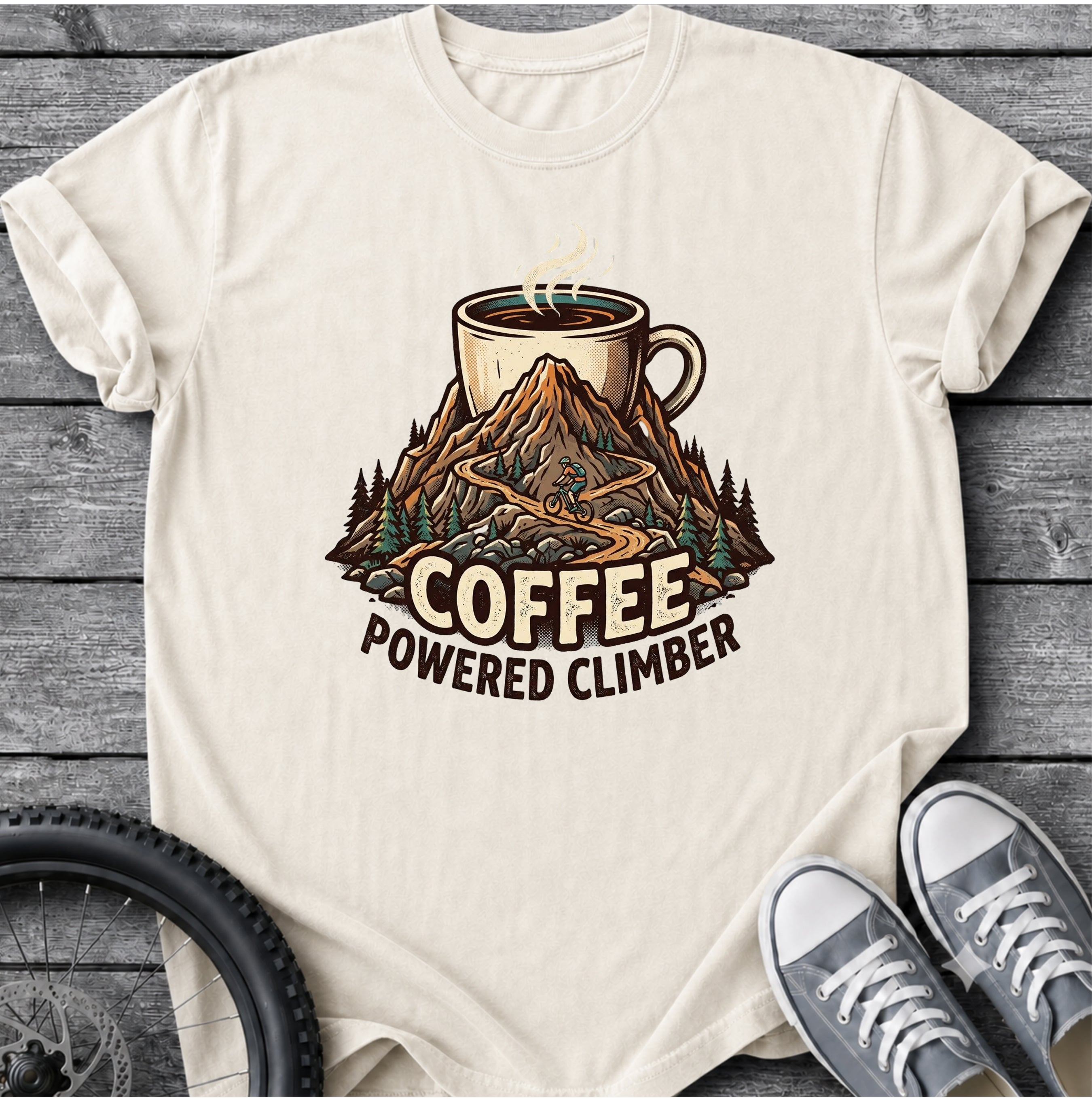 Coffee Powered Climber T-Shirt