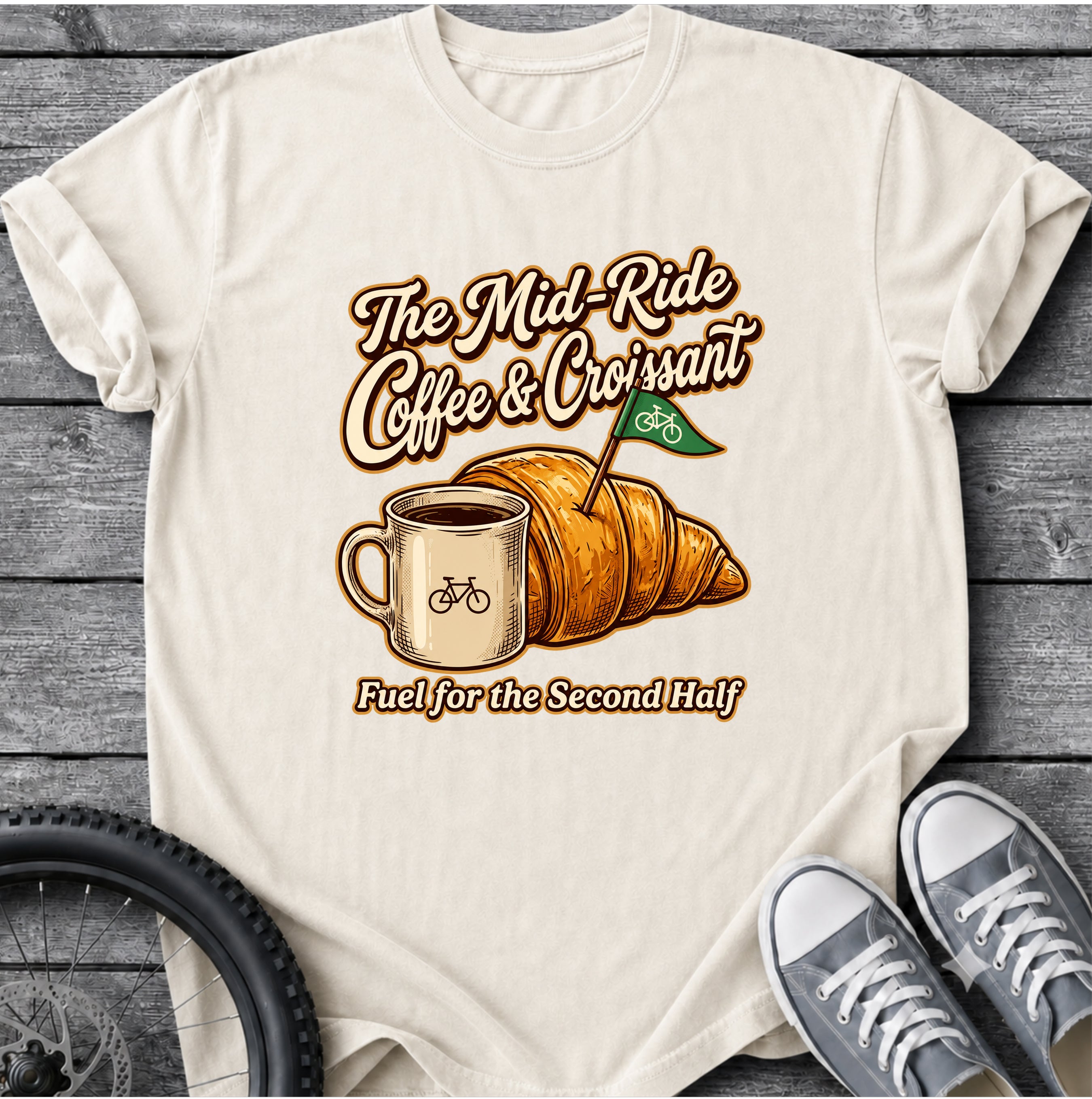 Coffee And Croissant T-Shirt