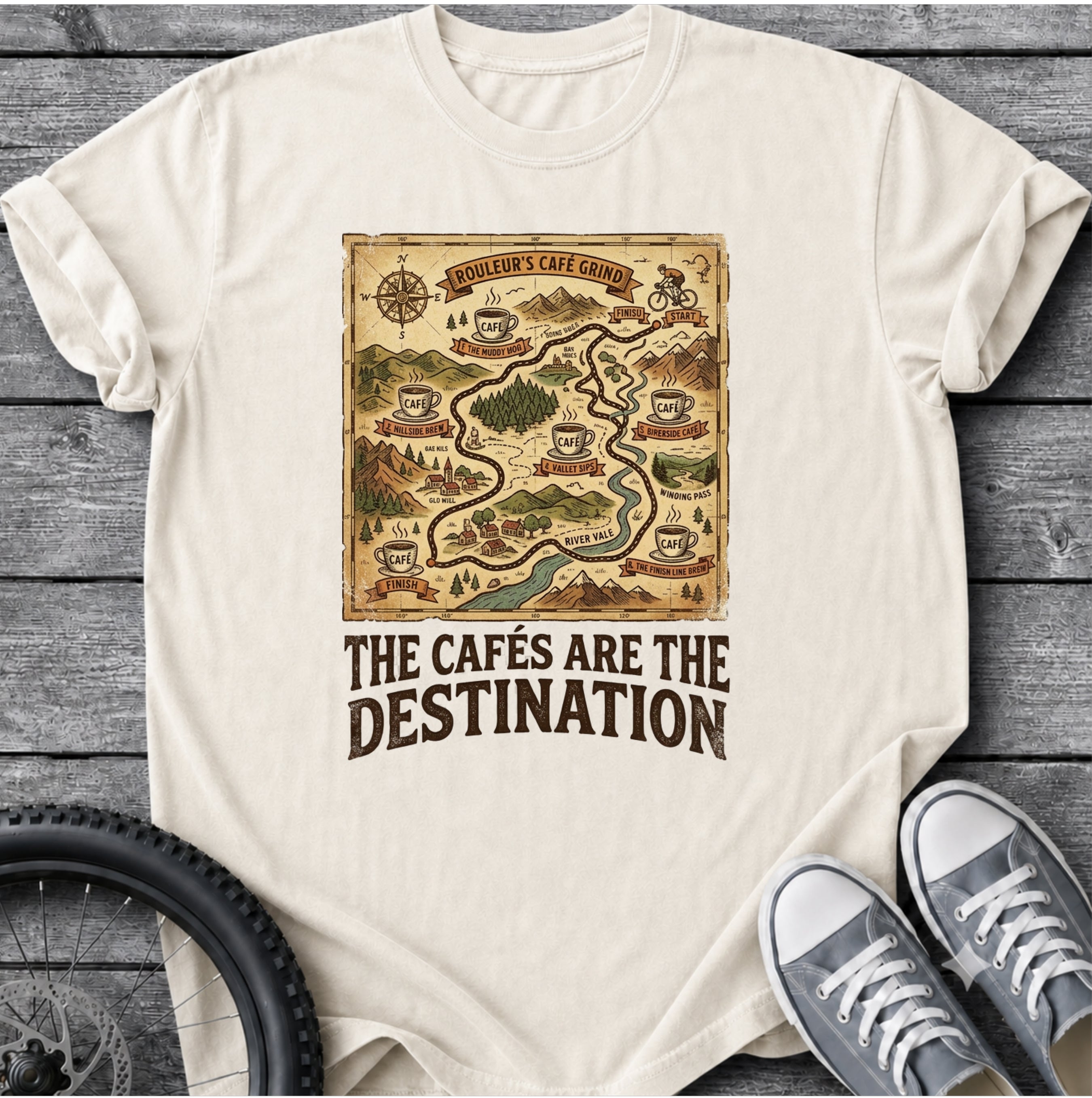 The Cafe Map T-Shirt