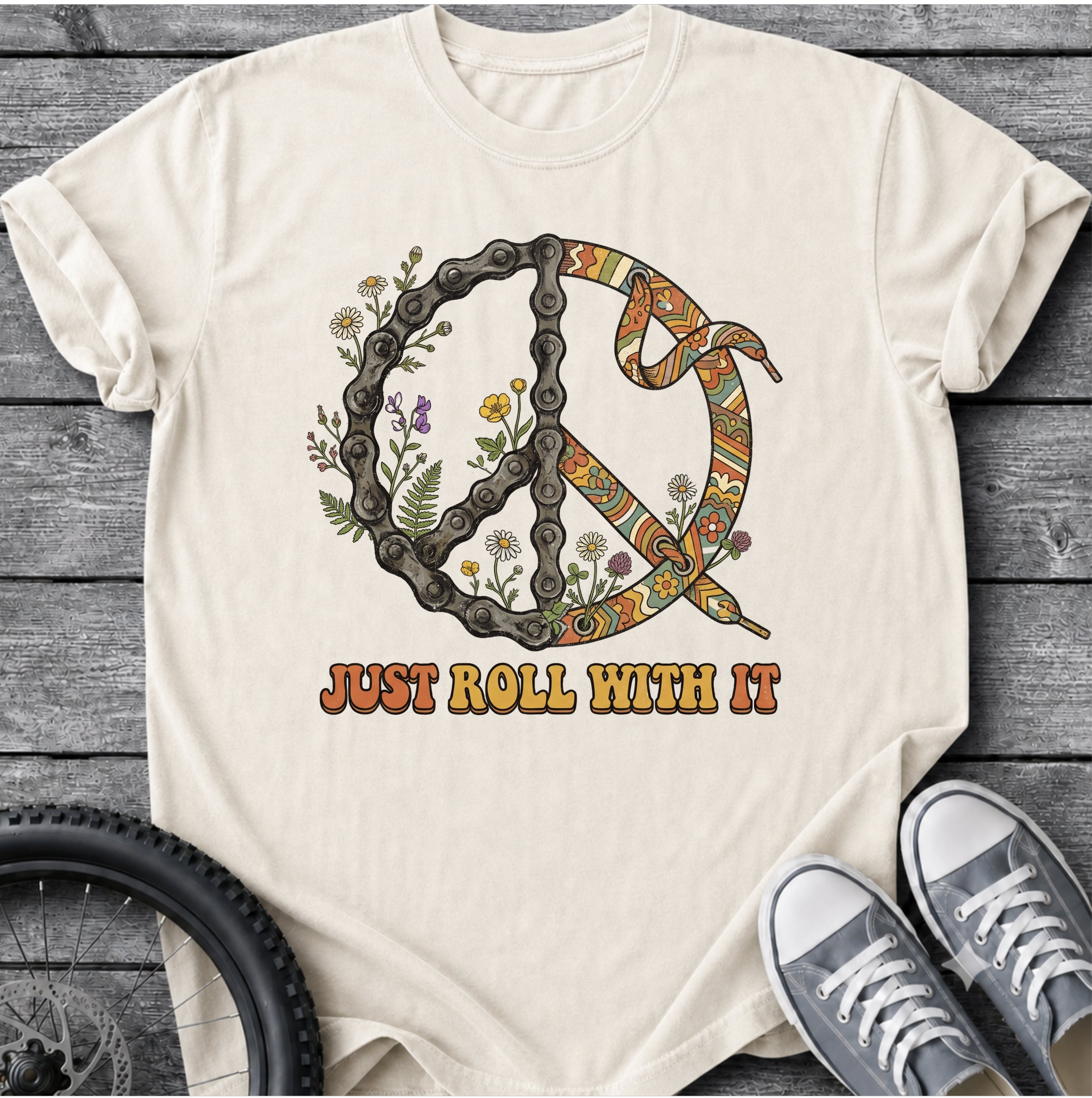 Just Role With It Peace T-Shirt